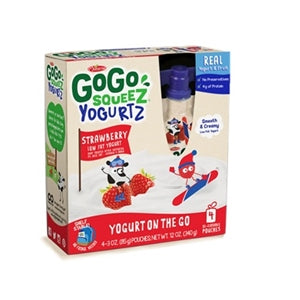 Materne Yogurt Squeeze Strawberry-12 oz.-12/Case