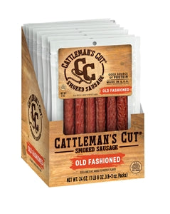 Cattlemen's Smoked Sticks Cuts 6 Oz-3 oz.-8/Box-8/Case