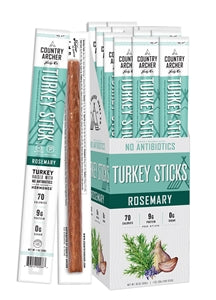 Country Archer Jerky Co Rosemary Turkey Stick-1 oz.-18/Box-6/Case