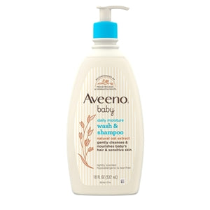 Aveeno Baby Body Wash And Shampoo 12/18 Fl Oz.