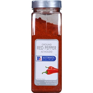 Mccormick Ground Red Pepper-1 lb.-6/Case