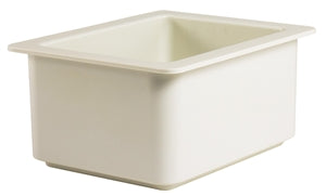 Cambro Coldfest Half Size 6.5 Quart White Food Pan And Crock-1 Each-1/Case