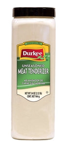 Durkee Unseasoned Meat Tenderizer-34 oz.-6/Case