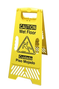 Impact Wet Floor Sign Yellow Black-1 Count-6/Box-1/Case