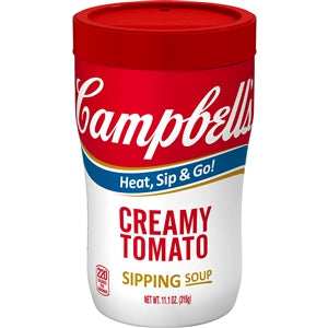 Campbell's On The Go Creamy Tomato Soup-11.1 oz.-8/Case