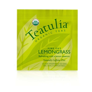 Teatulia Organic Teas Lemongrass Wrapped Standard-50 Count-1/Case