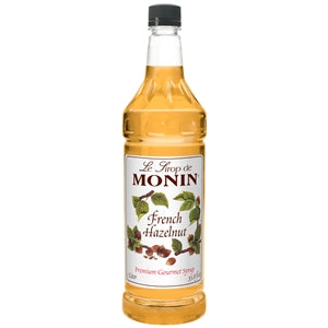 Monin French Hazelnut Syrup-1 Liter-4/Case