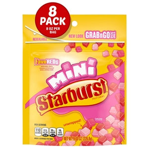 Starburst Minis Fave Reds Stand Up Pouch-8 oz.-8/Case