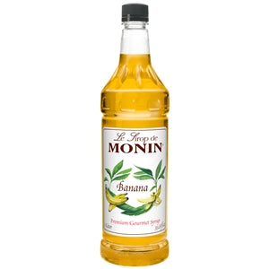 Monin Banana Syrup-1 Liter-4/Case
