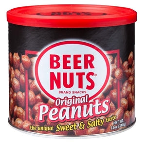 Beer Nuts Original Sweet & Salty Peanuts-12 oz.-12/Case
