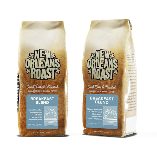 New Orleans Roast Breakfast Blend Ground Coffee-12 oz.-6/Case