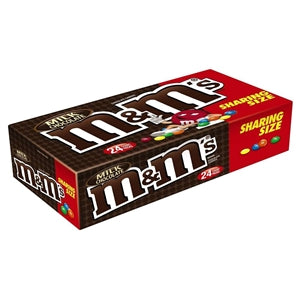 M&M's Milk Chocolate-3.14 oz.-24/Box-6/Case