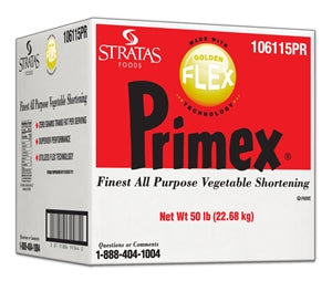 Primex Golden Flex All Purpose Shortening-50 lb.-1/Case