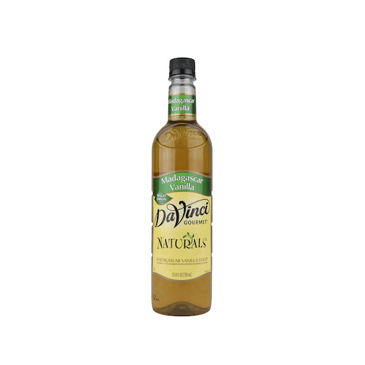 Davinci Gourmet Natural Madagascar Vanilla Syrup-750 Milileter-4/Case