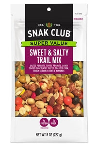 Snak Club Century Snacks Sweet Salty Trail Mix-8 oz.-6/Case