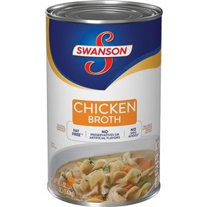 Swanson Clear Chicken Broth-49.5 oz.-12/Case
