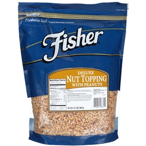Fisher Deluxe Nut Topping-32 oz.-3/Case
