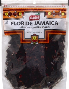 Badia Flor De Jamaican-Hibiscus Flowers--8 oz.-12/Case