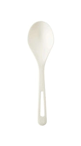 World Centric Tpla Compostable Corn Starch Soup Spoon-50 Each-20/Case
