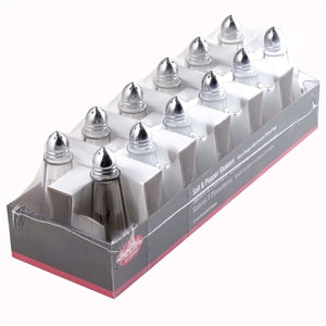 Tablecraft 1 oz. Eiffel Tower Salt And Pepper Chrome Top Shaker-12 Count-4/Case