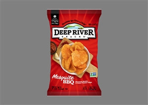 Deep River Snacks Mesquite Bbq Kettle Potato Chips-2 oz.-24/Case