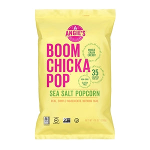 Angie's Boomchickapop Artisan Treats Sea Salt Popcorn-4.8 oz.-12/Case
