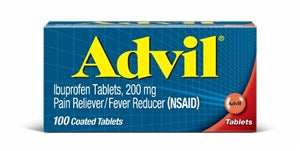Advil Tablets-100 Each-6/Box-6/Case