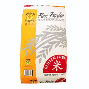 Commodity Gluten Free Rice Panko Crispy Bread Crumbs-10 lb.-1/Case
