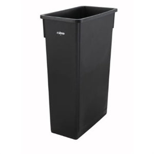 Winco Trash Can Slenders 23 Gallon Black-1 Each