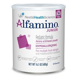 Alfamino Junior Hypoallergenic Amino Acid-Based Powder Toddler Formula Can-14.11 oz.-6/Case