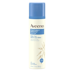 Aveeno Positively Smooth Shave Gel-7 oz.-3/Box-8/Case