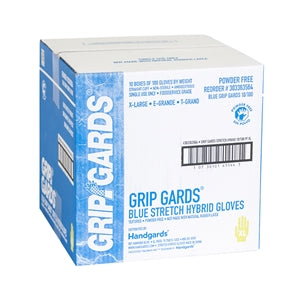 Grip Gards Gloves Stretch Blue Extra Large-100 Each-100/Box-10/Case