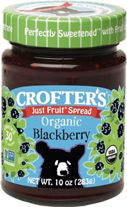Crofters Organic Spread Fruit Blackberry-10 oz.-6/Case