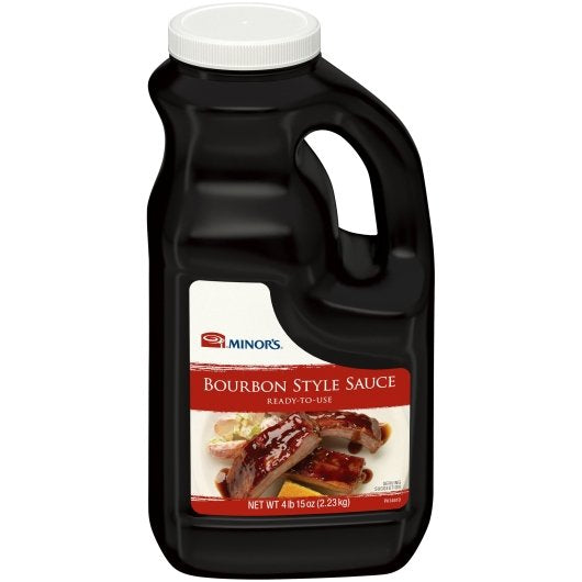 Minor's Ready To Use Bourbon Style Sauce-0.5 Gallon-4/Case