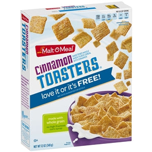 Malt O Meal Cinnamon Toasters Cereal-12 oz.-12/Case