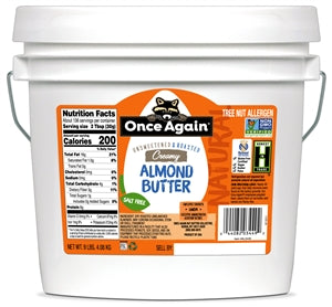 Once Again Nut Butter Natural Almond Butter Smooth-9 lb.-1/Case