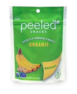 Peeled Snacks Banana Organic Dried Fruitâ-2.8 oz.-12/Case