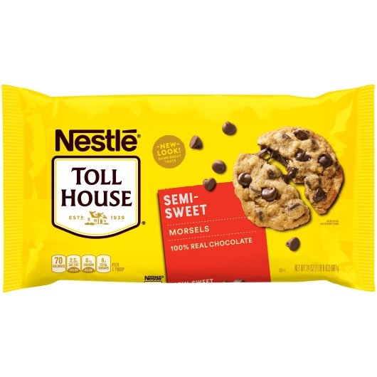 Tollhouse Display Chocolate Semisweet Morsels-24 oz.-12/Case