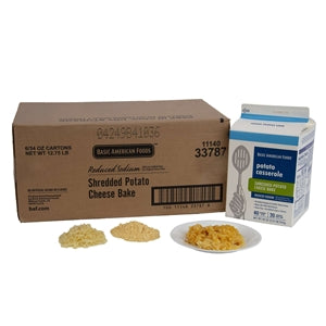 Baf Savory Series Reduced Sodium Shredded Potato Cheese Bake-34 oz.-6/Case