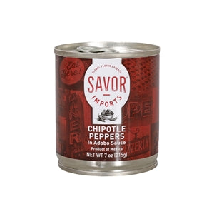 Savor Imports Chipotle Peppers In Adobo Sauce-7 oz.-24/Case