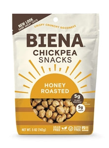 Biena Snacks Honey Roasted Chickpeas-5 oz.-8/Case