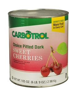 Carbotrol Dark Pitted Cherry Fruit-105 oz.-1/Box-6/Case