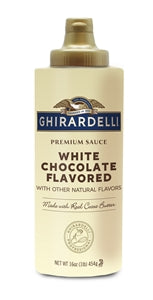 Ghirardelli White Chocolate Sauce-16 oz.-12/Case