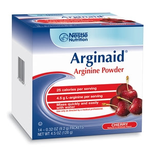 Arginaid Nestle Cherry Arginine Powder 0.32 oz. Packets-0.32 oz.-14/Box-4/Case