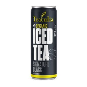 Teatulia Organic Teas Organic Signature Black Iced Tea-12 oz.-12/Case