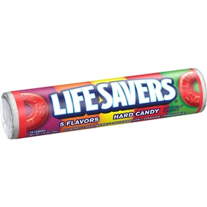 Lifesavers Five Flavor Candy Roll-1.14 oz.-20/Box-15/Case