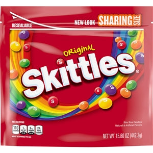 Skittles Original Stand Up Pouch-15.6 oz.-6/Case