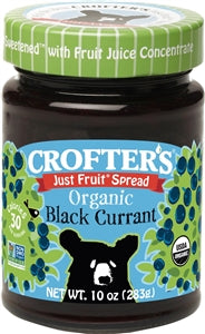 Crofters Organic Spread Fruit Currant Black-10 oz.-6/Case