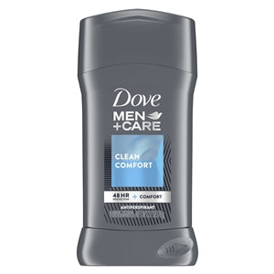 Dove Men+Care Invisible Solid Clean Comfort Deodorant Bar-2.7 oz.-6/Box-2/Case