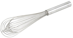 Winco 12 Inch Stainless Steel Piano Whip-1 Each